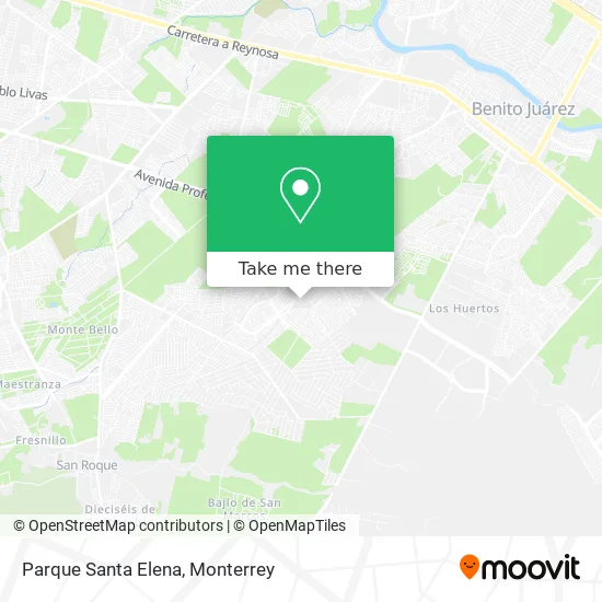 Parque Santa Elena map