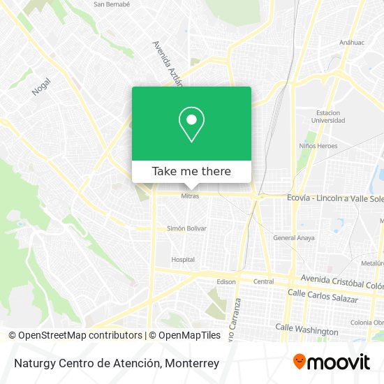 Mapa de Naturgy Centro de Atención