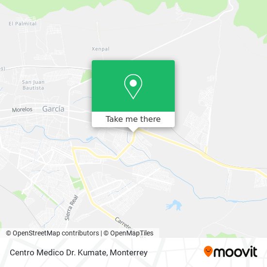 Centro Medico Dr. Kumate map