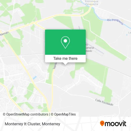 Mapa de Monterrey It Cluster