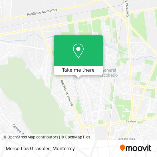 Mapa de Merco Los Girasoles