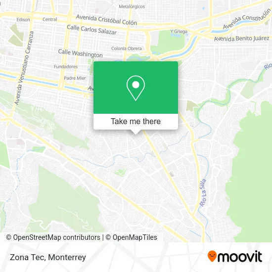 Zona Tec map
