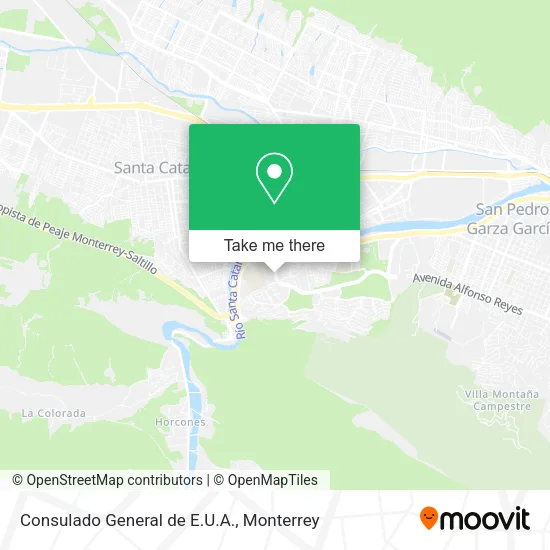 Mapa de Consulado General de E.U.A.