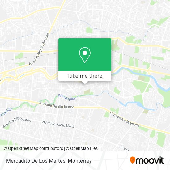 Mapa de Mercadito De Los Martes