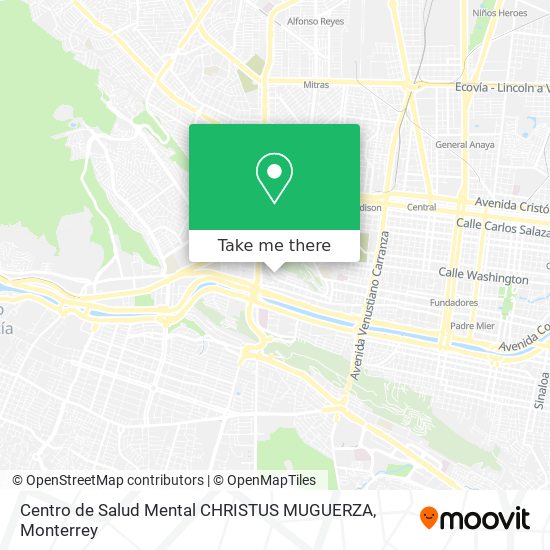 Centro de Salud Mental CHRISTUS MUGUERZA map