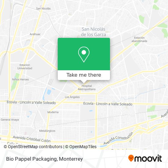 Bio Pappel Packaging map