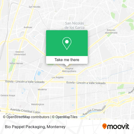 Mapa de Bio Pappel Packaging