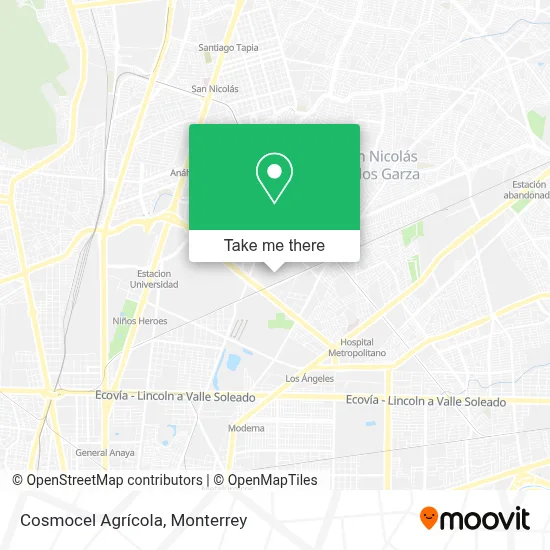 Cosmocel Agrícola map