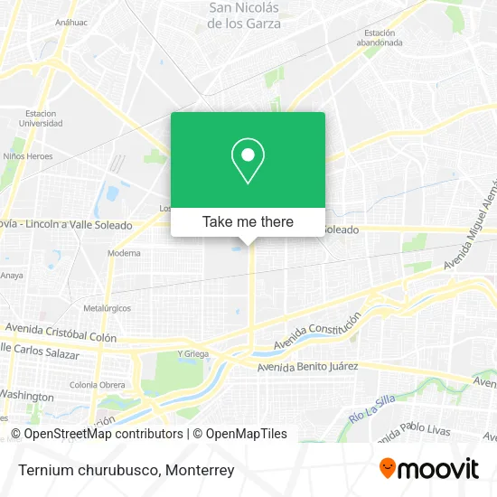 Mapa de Ternium churubusco