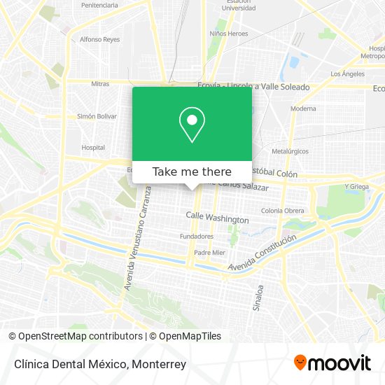 Clínica Dental México map