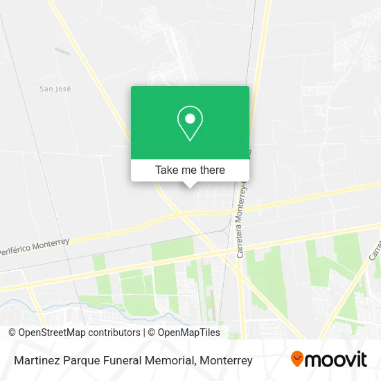 Martinez Parque Funeral Memorial map