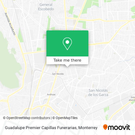 Guadalupe Premier Capillas Funerarias map
