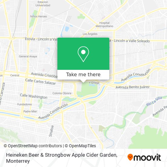 Heineken Beer & Strongbow Apple Cider Garden map