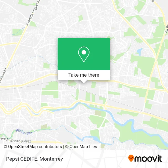 Pepsi CEDIFE map