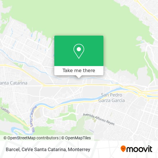 Barcel, CeVe Santa Catarina map