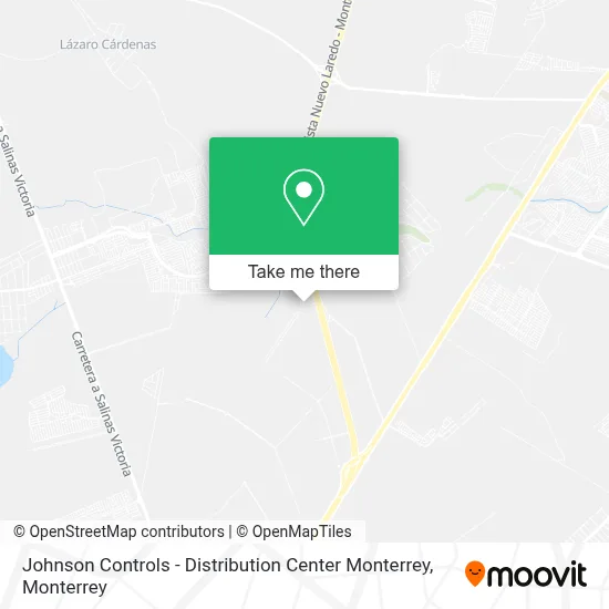 Johnson Controls - Distribution Center Monterrey map