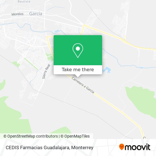 CEDIS Farmacias Guadalajara map