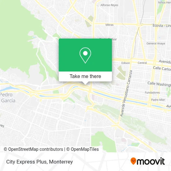 City Express Plus map