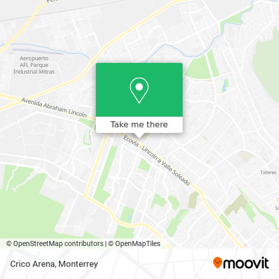 Mapa de Crico Arena