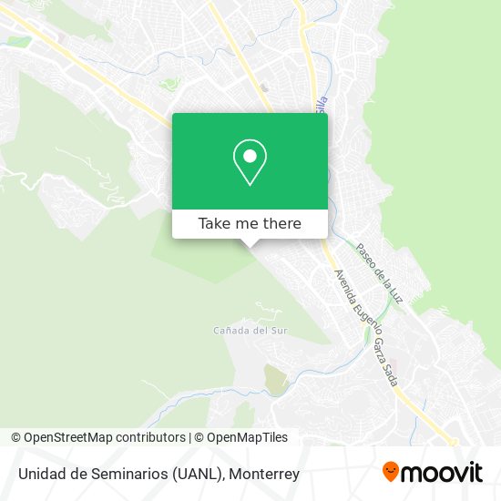 Unidad de Seminarios (UANL) map