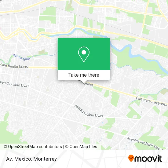 Av. Mexico map