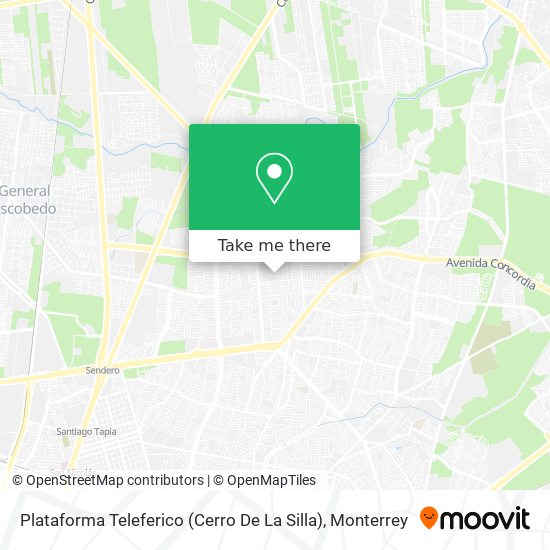 Plataforma Teleferico (Cerro De La Silla) map