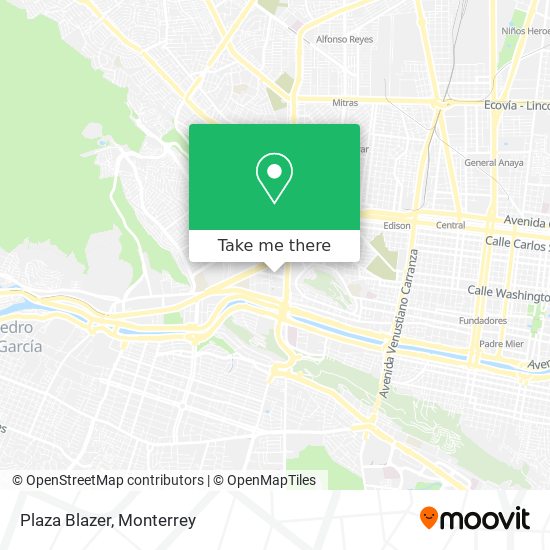 Mapa de Plaza Blazer