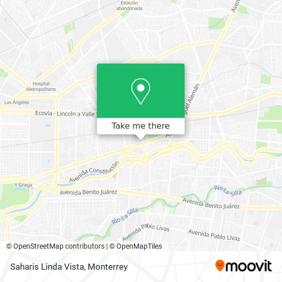 Mapa de Saharis Linda Vista