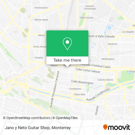 Jano y Neto Guitar Shop map
