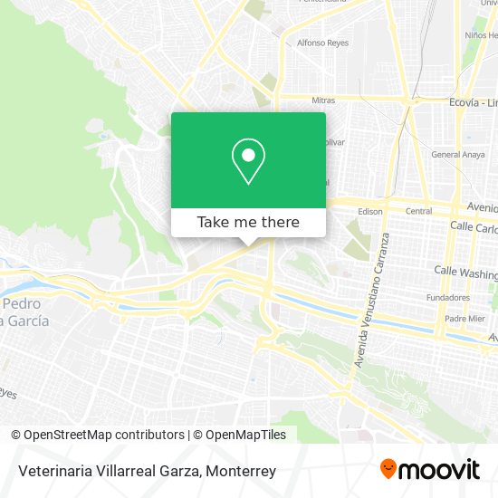 Veterinaria Villarreal Garza map