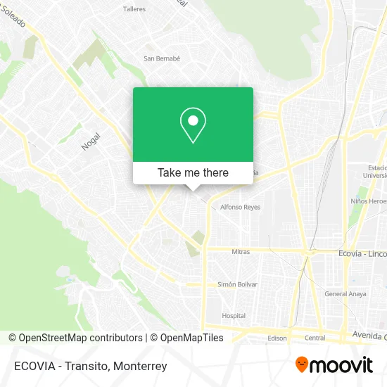 ECOVIA - Transito map