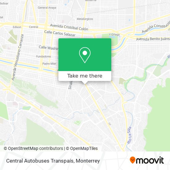 Central Autobuses Transpaís map