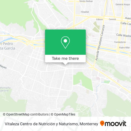 Mapa de Vitaleza Centro de Nutrición y Naturismo