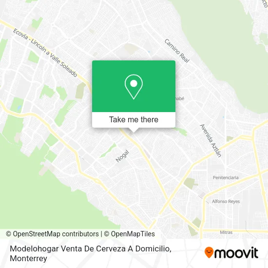 Mapa de Modelohogar Venta De Cerveza A Domicilio