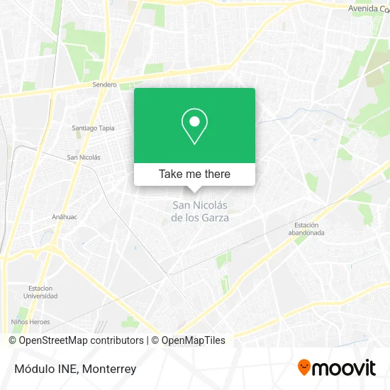 Mapa de Módulo INE
