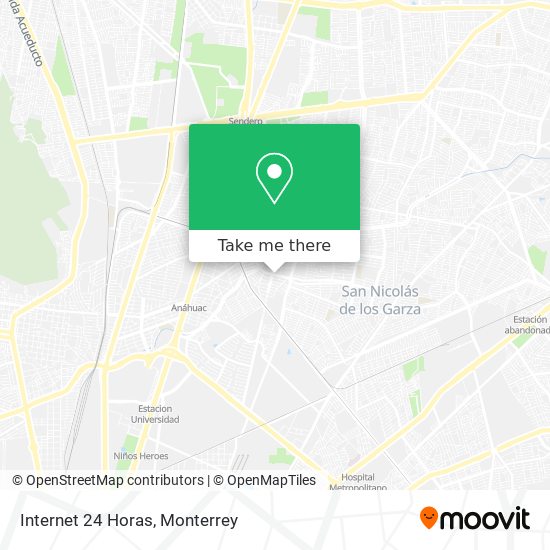 Mapa de Internet 24 Horas