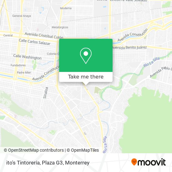 ito's Tintorería, Plaza G3 map