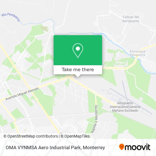 OMA VYNMSA Aero Industrial Park map