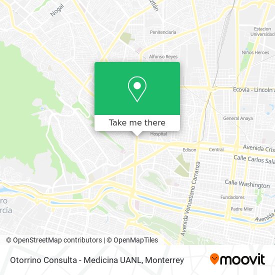Mapa de Otorrino Consulta - Medicina UANL