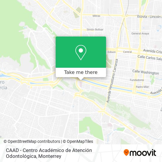 CAAD - Centro Académico de Atención Odontológica map