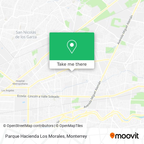 Mapa de Parque Hacienda Los Morales