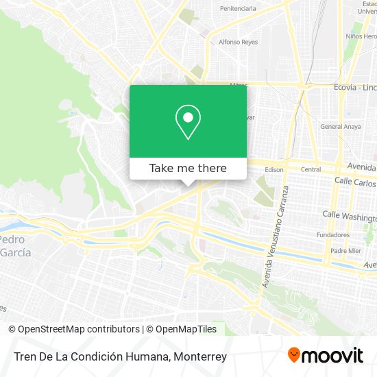 Tren De La Condición Humana map