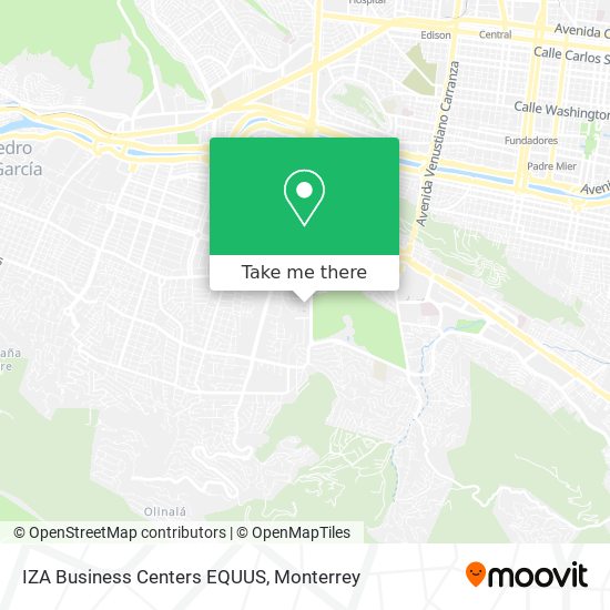 How to get to IZA Business Centers EQUUS in Monterrey by Bus?