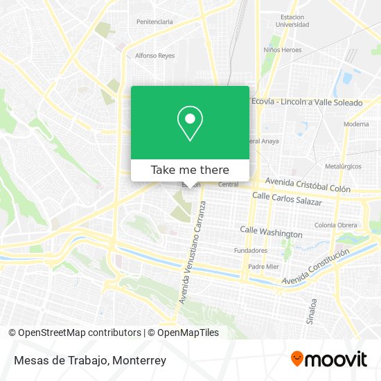 Mapa de Mesas de Trabajo