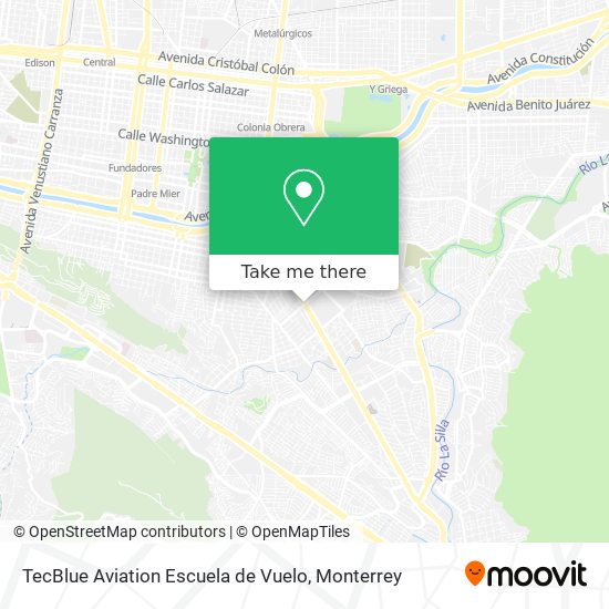 TecBlue Aviation Escuela de Vuelo map