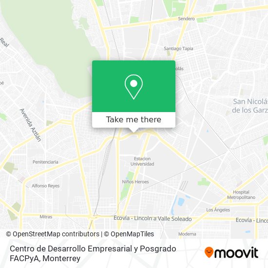 Centro de Desarrollo Empresarial y Posgrado FACPyA map