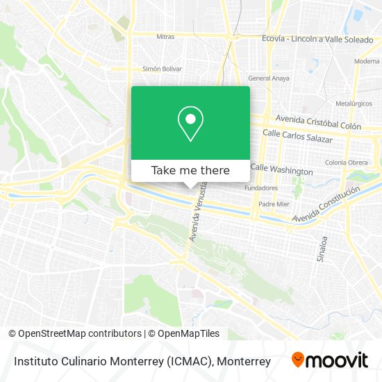 Instituto Culinario Monterrey (ICMAC) map