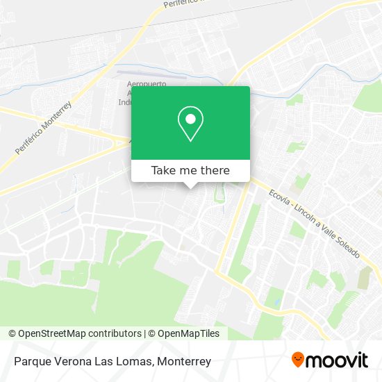 Mapa de Parque Verona Las Lomas