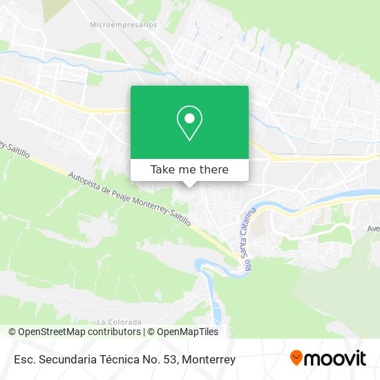 Mapa de Esc. Secundaria Técnica No. 53
