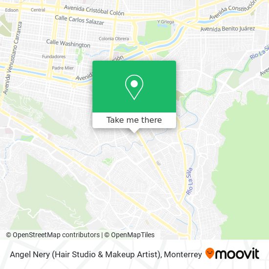 Mapa de Angel Nery (Hair Studio & Makeup Artist)